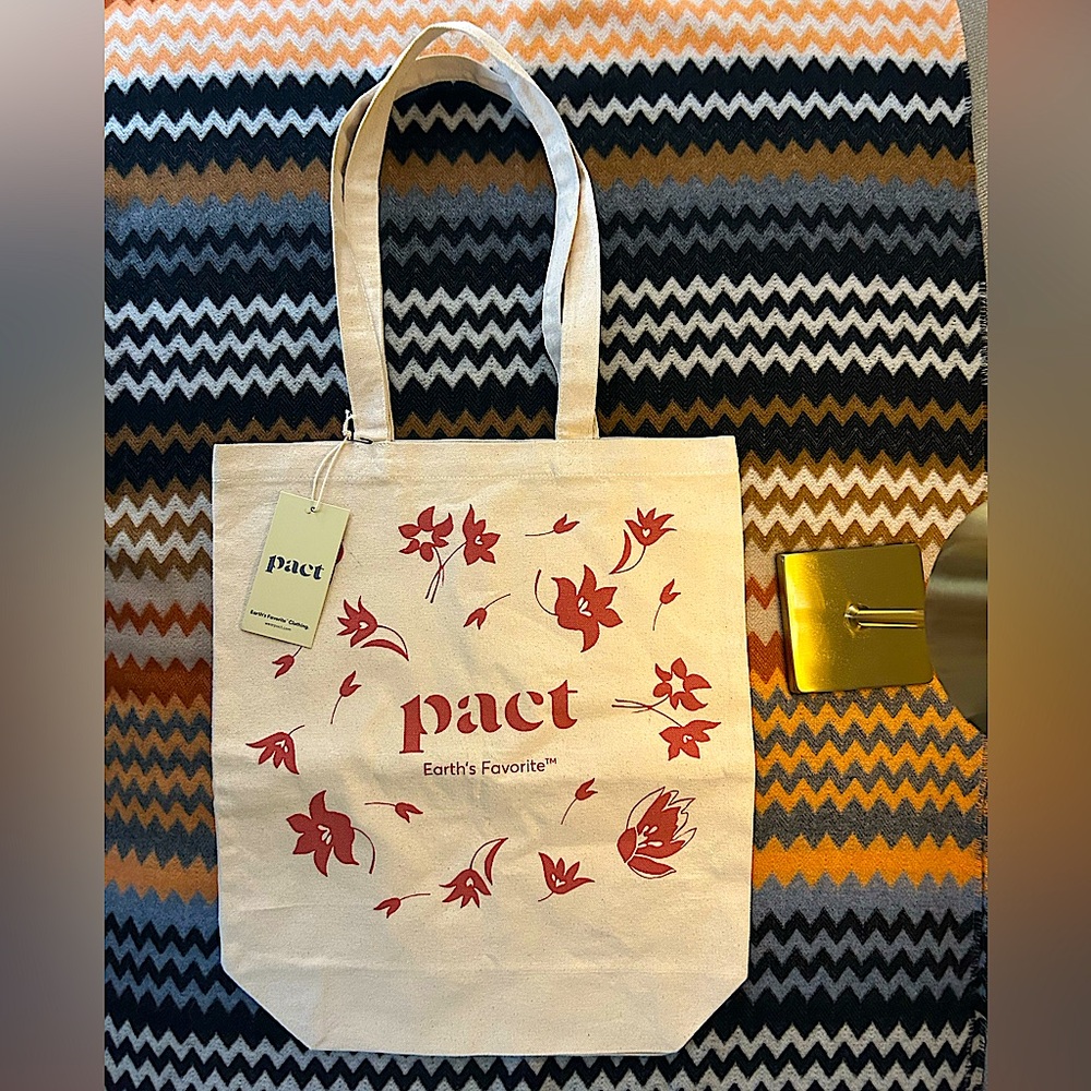 Pact Floral Canvas Tote